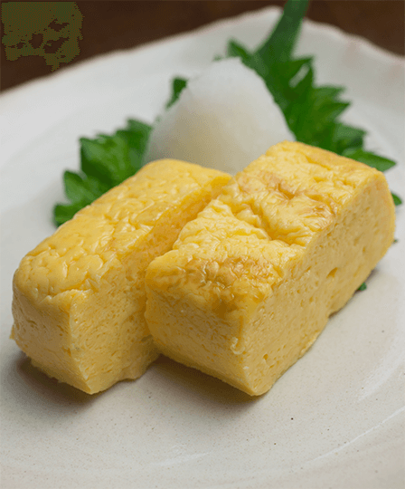 「純天然滋養だし」だし巻き卵イメージ